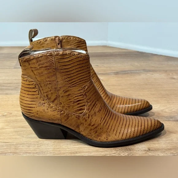 Gianni Bini Shoes New Gianni Bini Western Lizard Print Leather